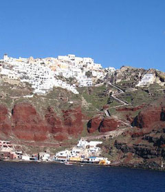 Veduta di Akrotiri, Santorini