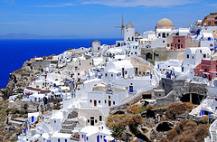 Veduta di Oia, Santorini